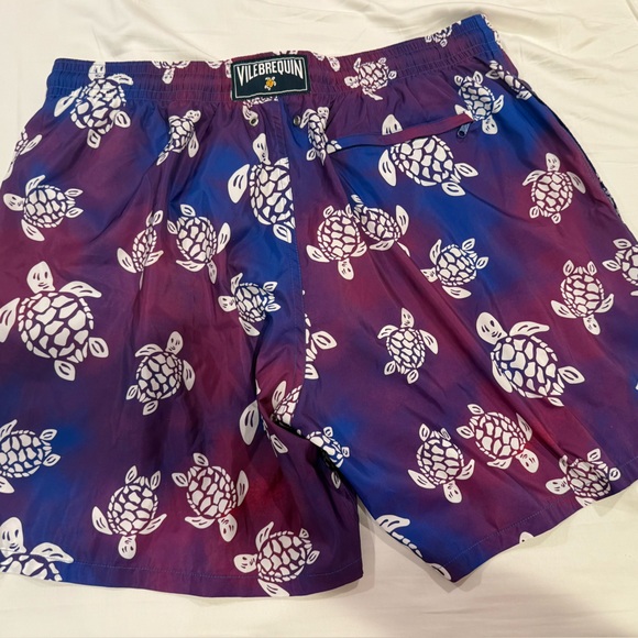 Vilebrequin Collector Edition Purple and White Shorts - Picture 3 of 4